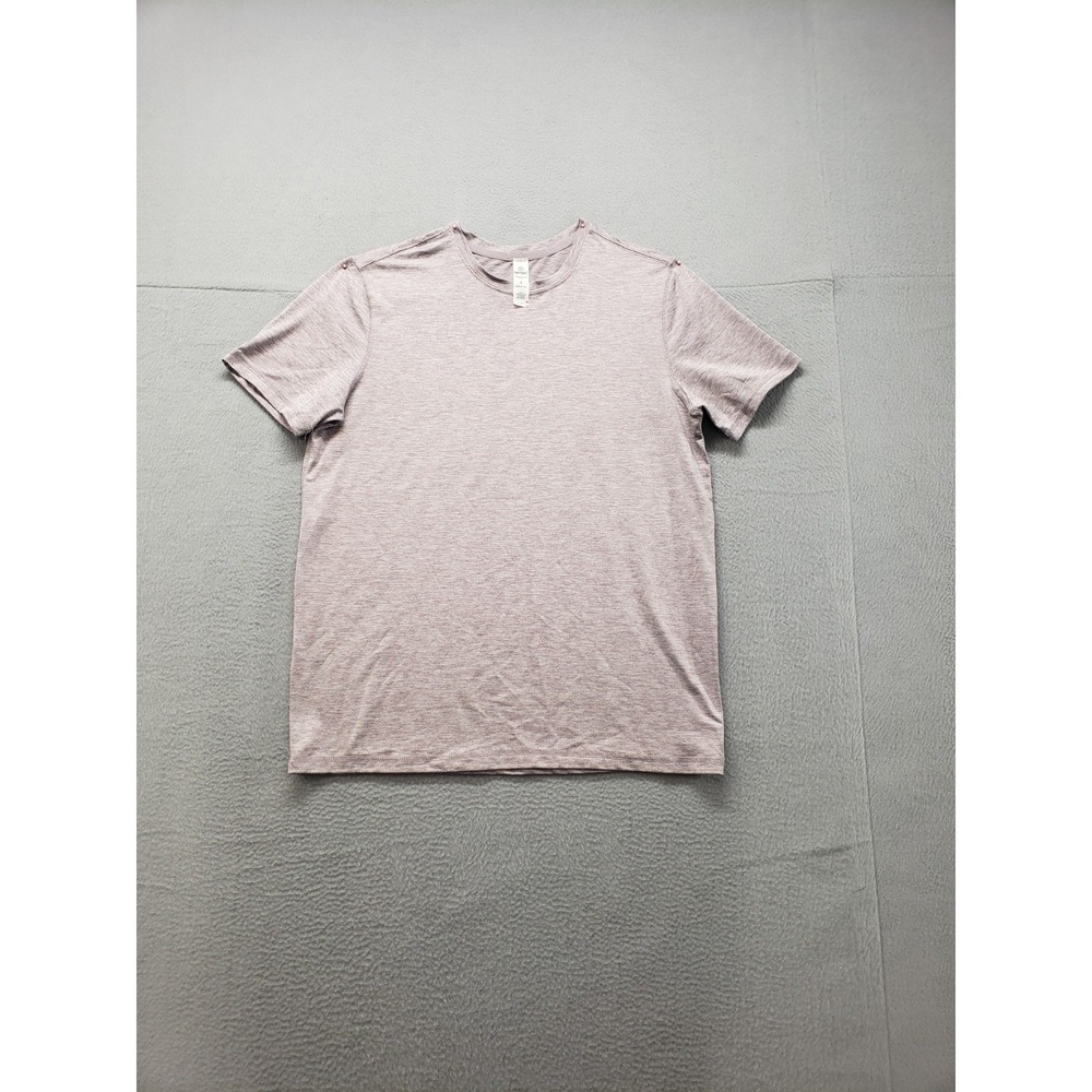 90 Degree By Reflex Men T Shirts S Light Purple Crew Neck Short Sleeve Casual